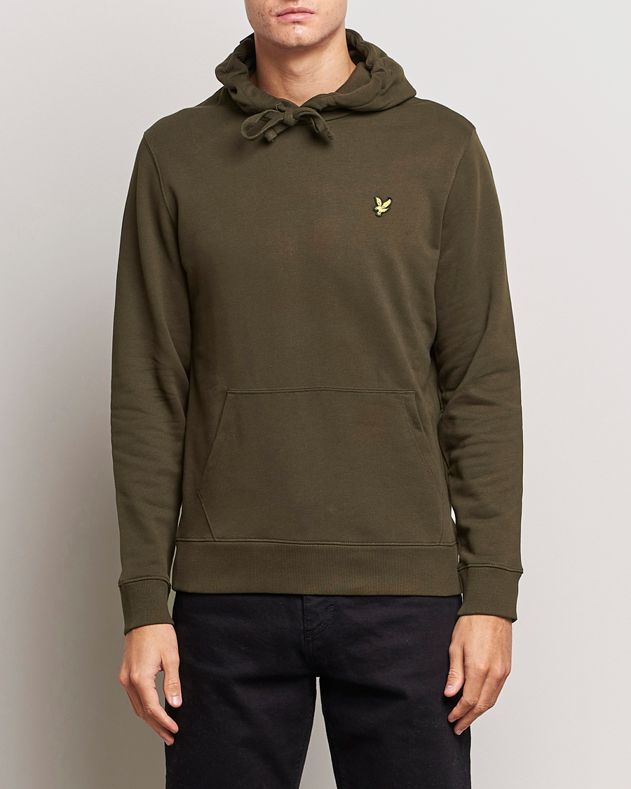 Herren | Pullover | Lyle & Scott | Organic Cotton Pullover Hoodie Olive