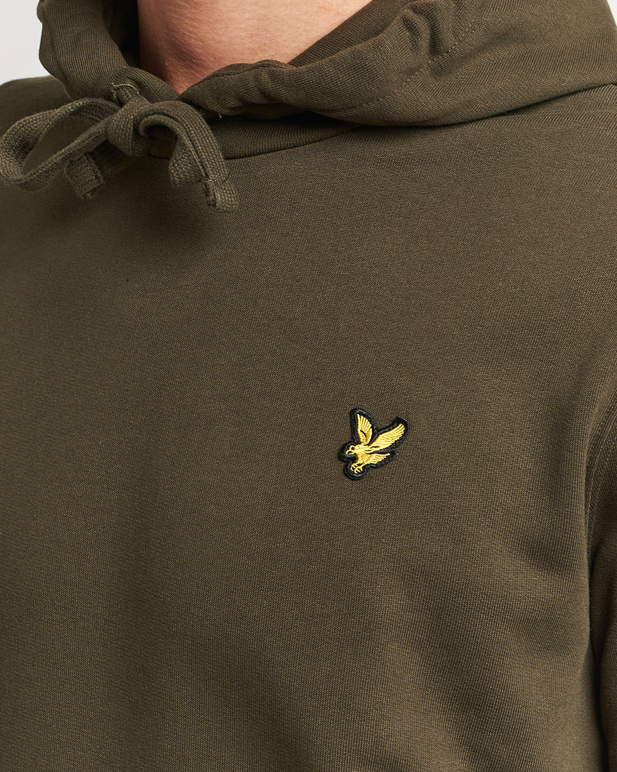 Herren | Pullover | Lyle & Scott | Organic Cotton Pullover Hoodie Olive
