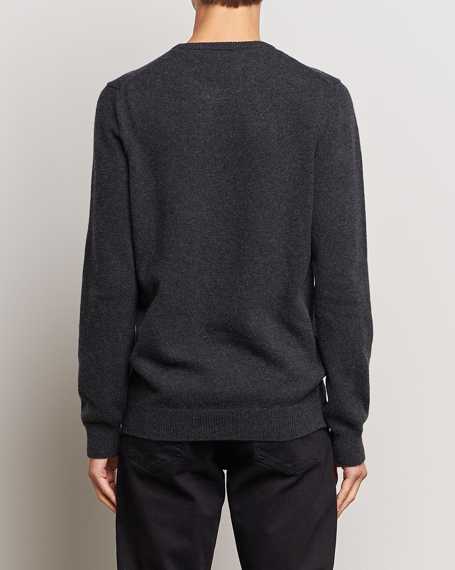 Herren | Pullover | Lyle & Scott | Lambswool Crew Neck Pullover Charcoal Marl