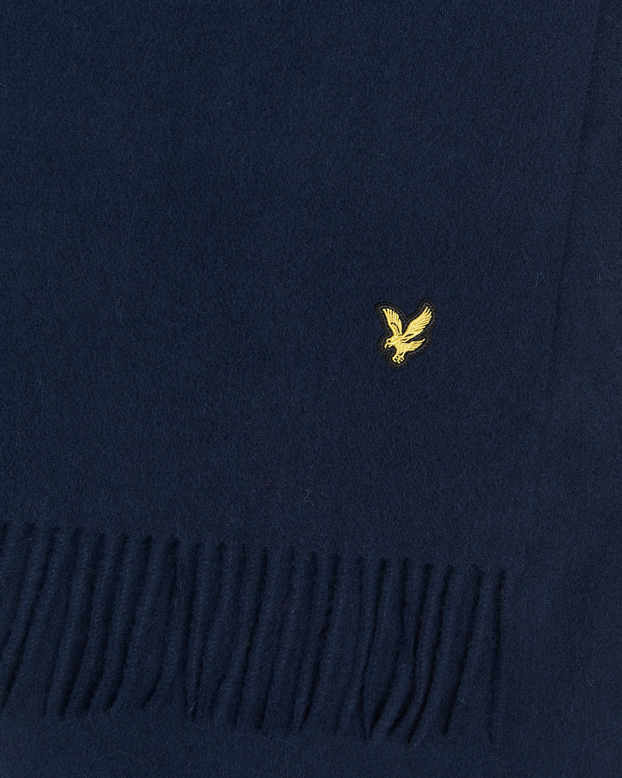 Herren | Lyle & Scott Lambswool Scarf Dark Navy | Lyle & Scott | Lambswool Scarf Dark Navy