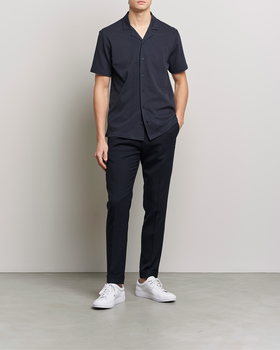 Herren | Hemden | Sunspel | Riviera Resort Shirt Navy