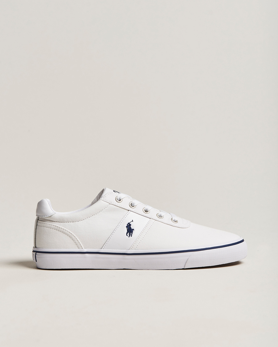 Herren | Polo Ralph Lauren Hanford Canvas Sneaker White/Navy | Polo Ralph Lauren | Hanford Canvas Sneaker White/Navy