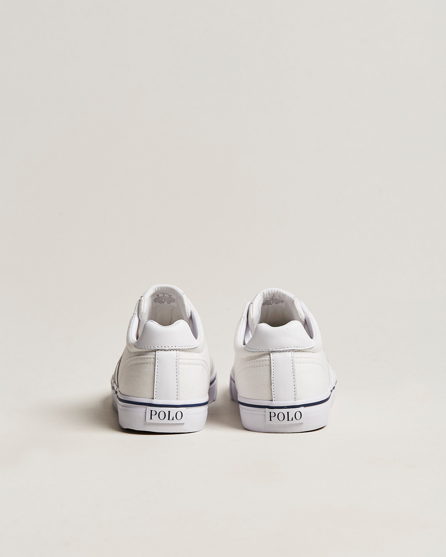 Herren | Polo Ralph Lauren Hanford Canvas Sneaker White/Navy | Polo Ralph Lauren | Hanford Canvas Sneaker White/Navy