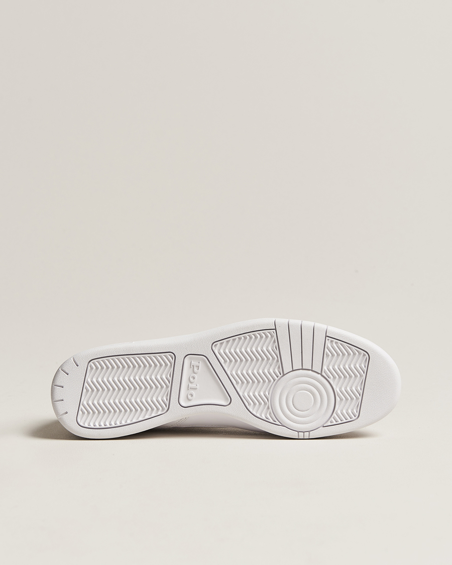 Herren | Polo Ralph Lauren Court Luxury Leather Sneaker White | Polo Ralph Lauren | Court Luxury Leather Sneaker White