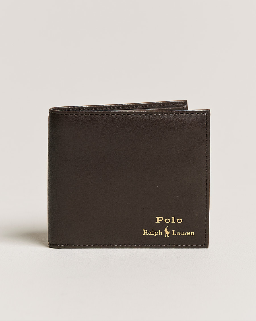 Herren | Polo Ralph Lauren Smooth Leather Wallet Brown | Polo Ralph Lauren | Smooth Leather Wallet Brown