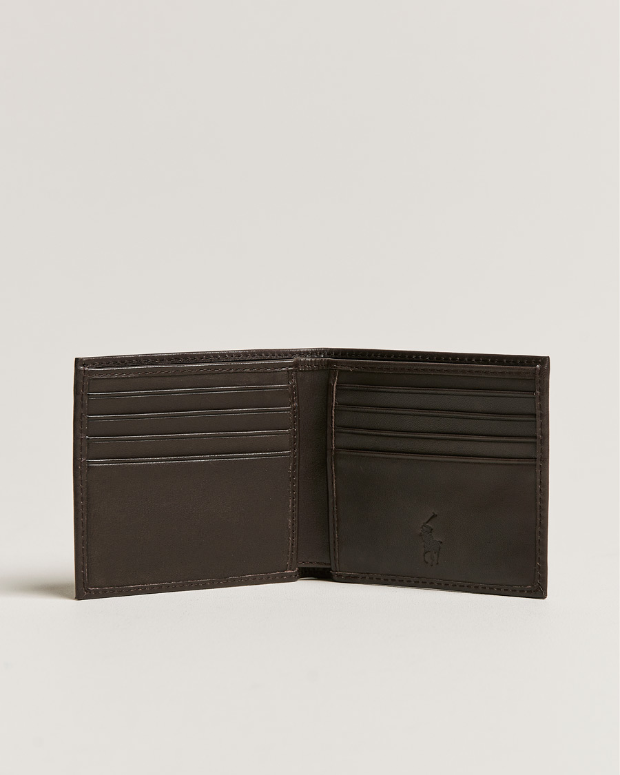 Herren | Polo Ralph Lauren Smooth Leather Wallet Brown | Polo Ralph Lauren | Smooth Leather Wallet Brown