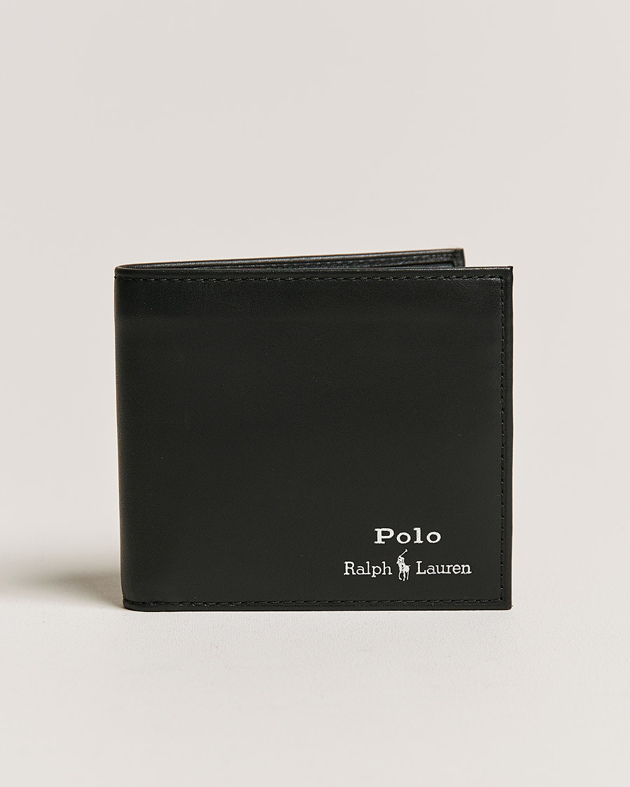 Herren | Polo Ralph Lauren Smooth Leather Wallet Black | Polo Ralph Lauren | Smooth Leather Wallet Black