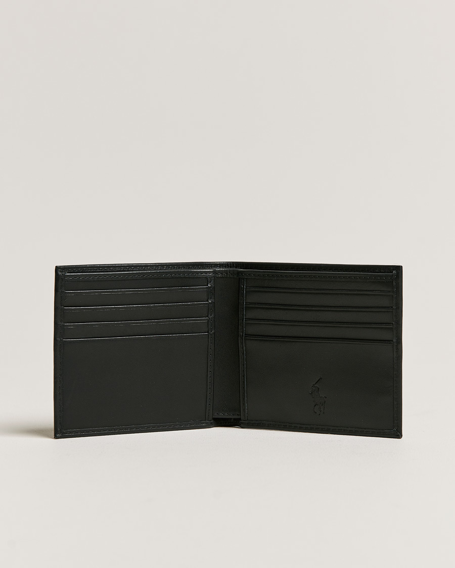 Herren | Polo Ralph Lauren Smooth Leather Wallet Black | Polo Ralph Lauren | Smooth Leather Wallet Black