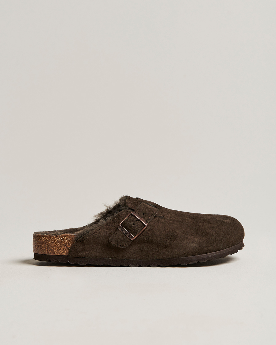 Herren | BIRKENSTOCK Boston Shearling Mocca Suede 40 | BIRKENSTOCK | Boston Shearling Mocca Suede 40