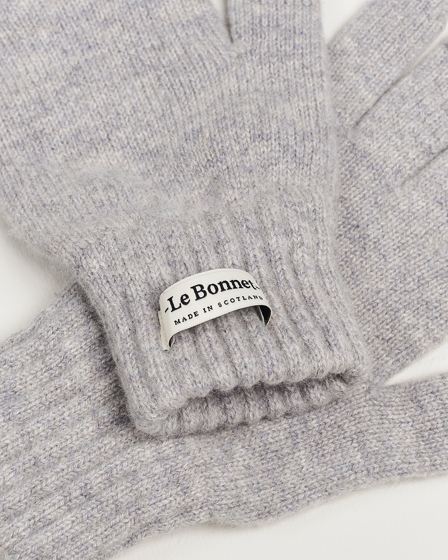 Herren | Le Bonnet Merino Wool Gloves Smoke | Le Bonnet | Merino Wool Gloves Smoke