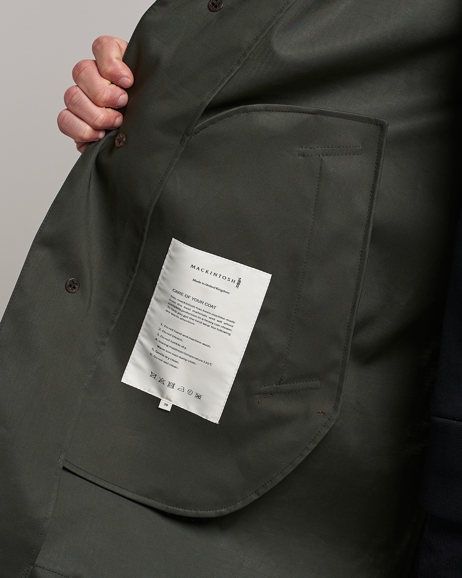 Herren | Jacken | Mackintosh | Cambridge Car Coat Bottle Green