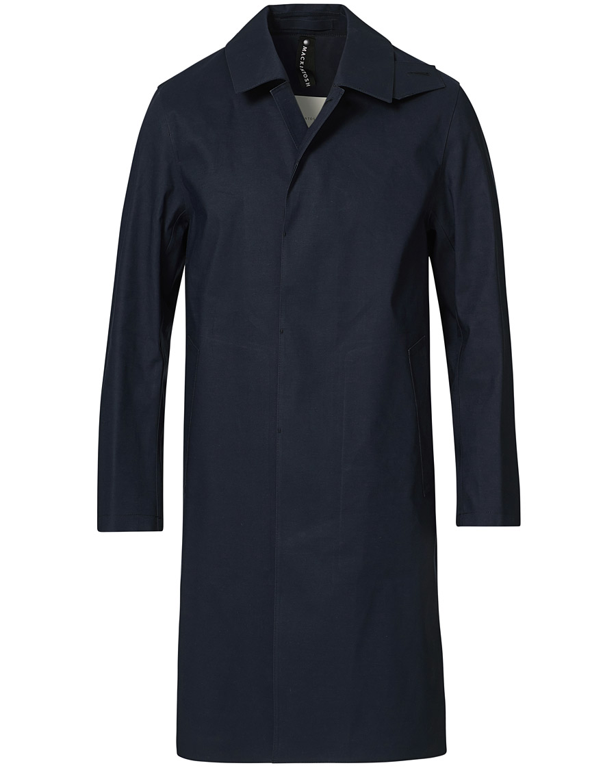 Herren | Jacken | Mackintosh | Oxford Bonded Cotton Coat Navy