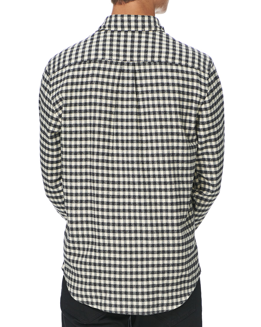 Herren | Hemden | Morris | Winfell Check Overshirt Black/White