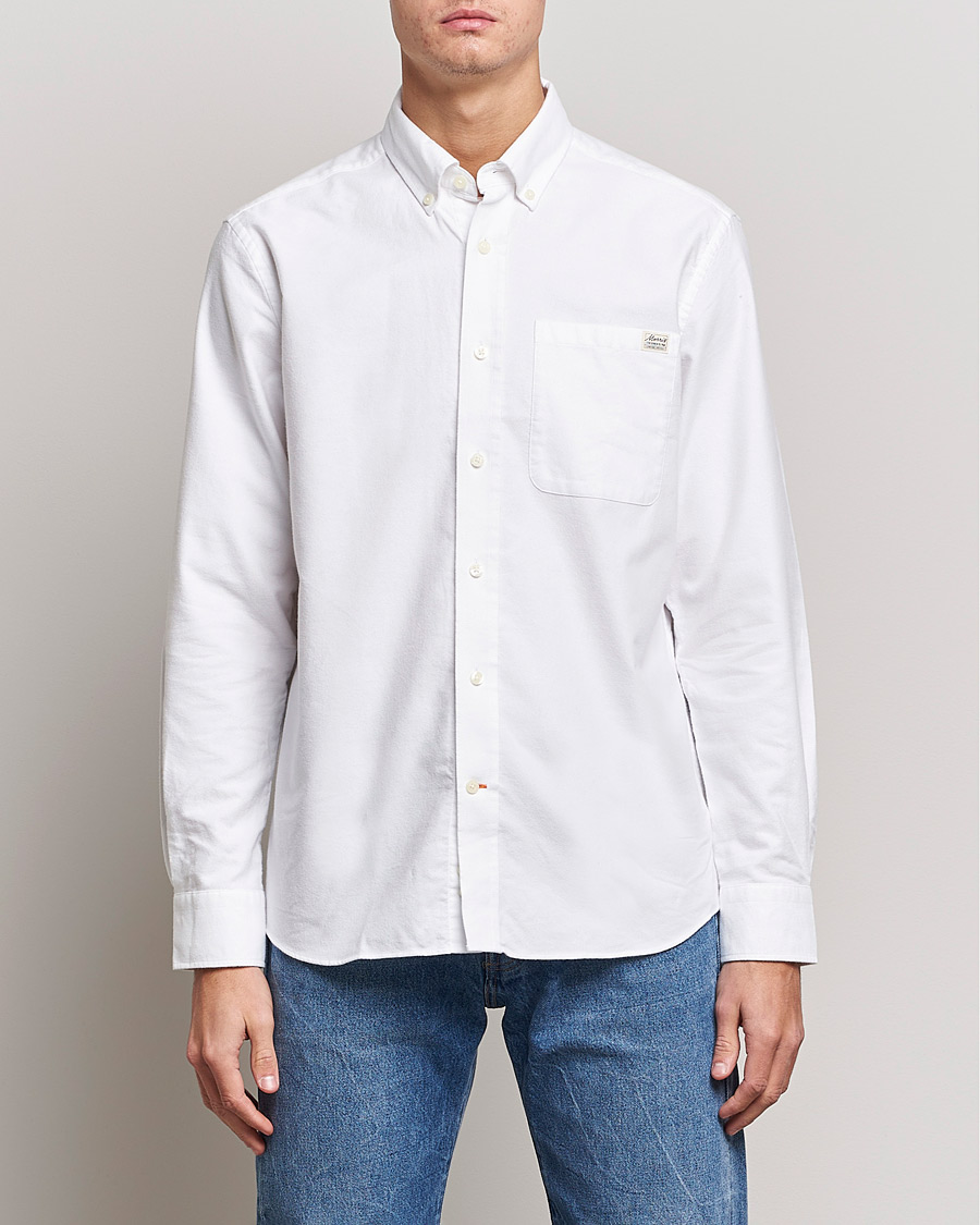 Herren | Hemden | Morris | Original Brushed Oxford Shirt White