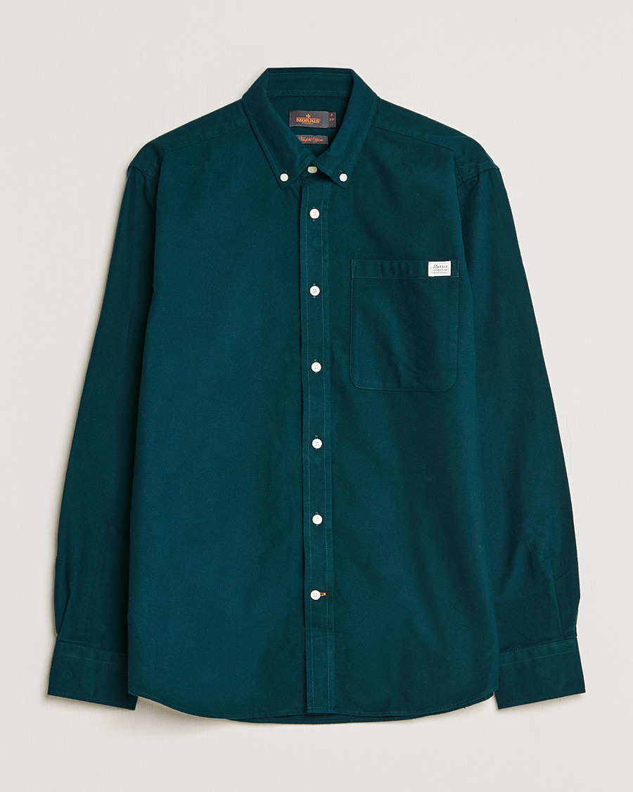 Herren | Hemden | Morris | Original Brushed Oxford Shirt Green