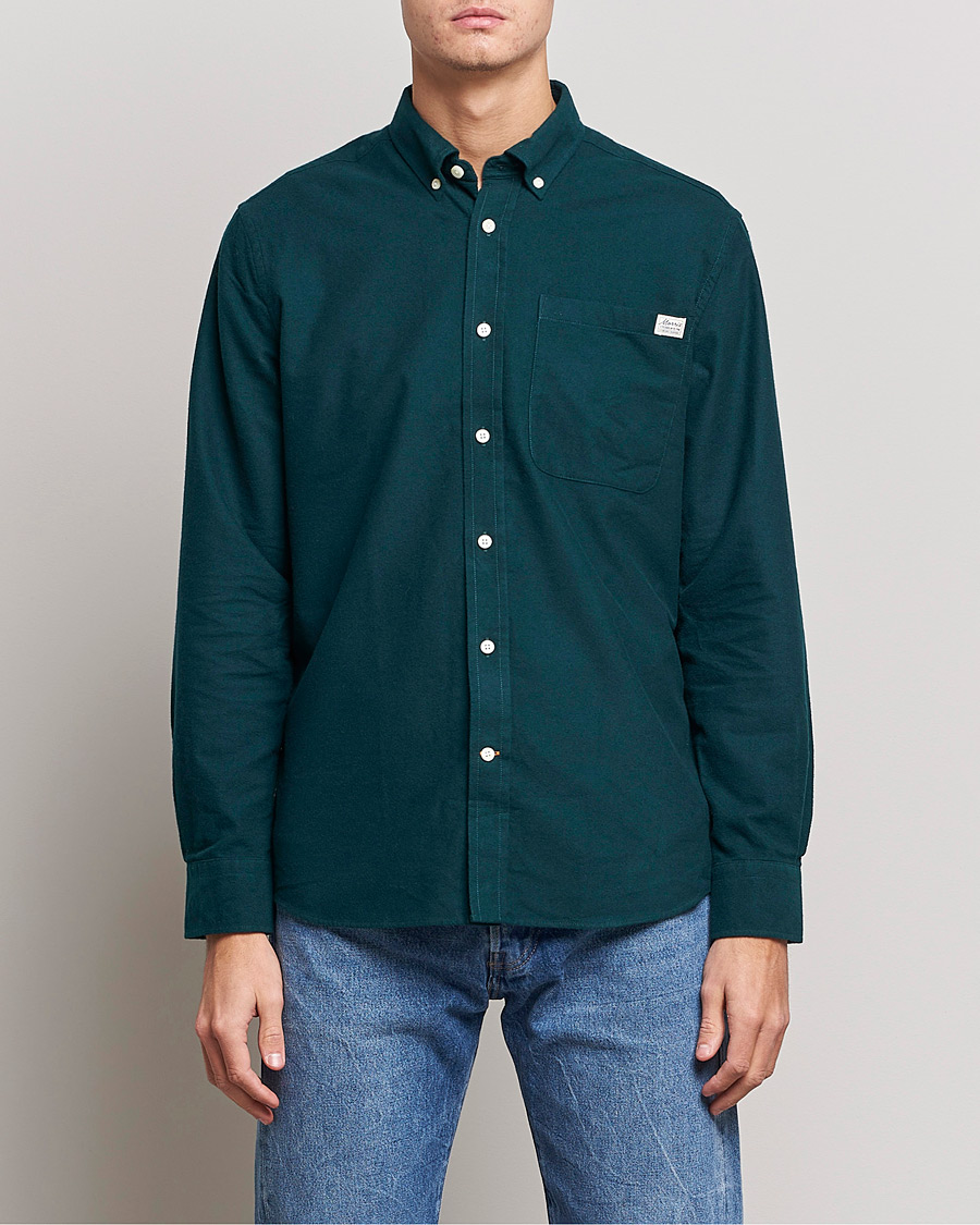 Herren | Hemden | Morris | Original Brushed Oxford Shirt Green