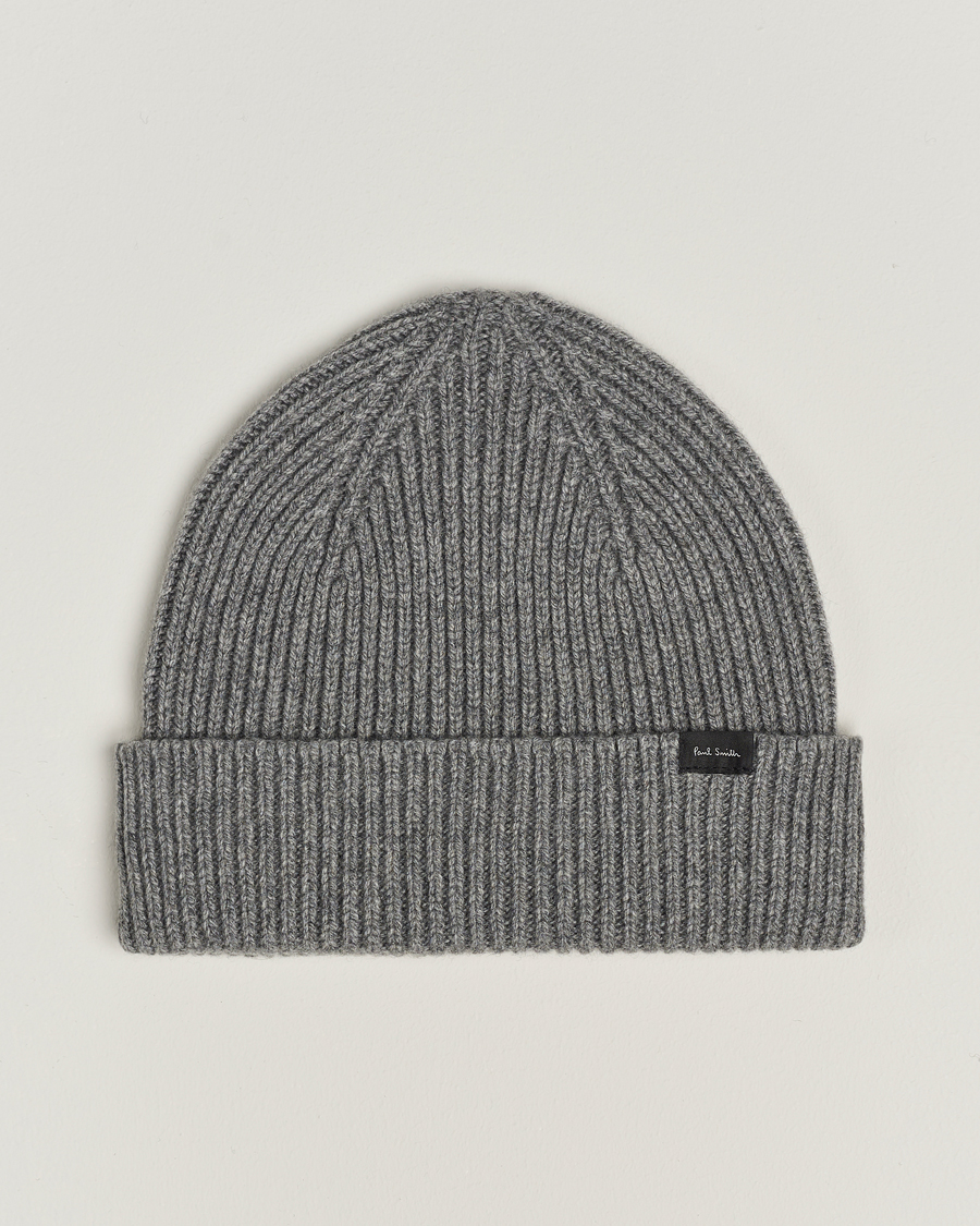 Herren | Paul Smith Cashmere Beanie Grey | Paul Smith | Cashmere Beanie Grey