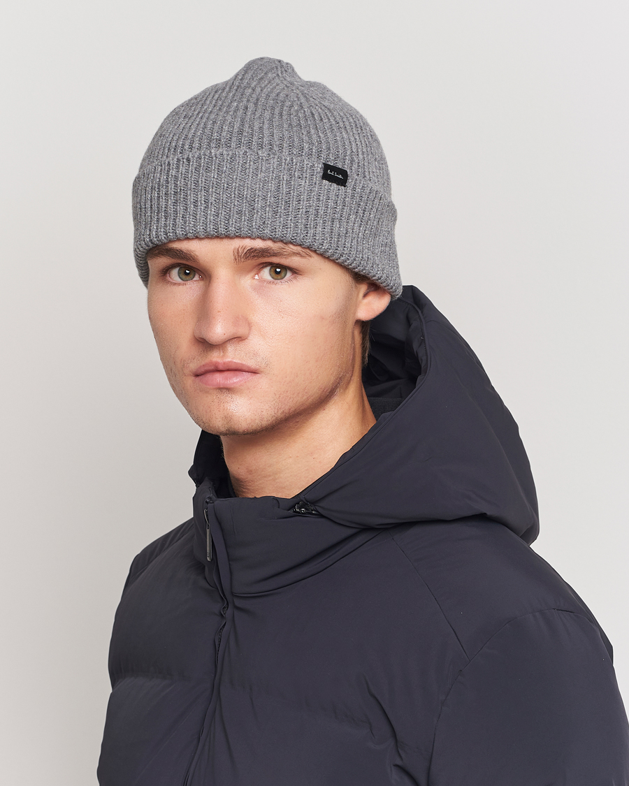 Herren | Paul Smith Cashmere Beanie Grey | Paul Smith | Cashmere Beanie Grey