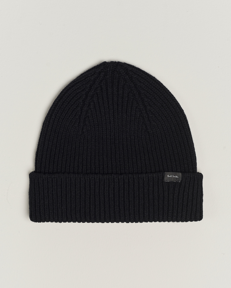 Herren | Paul Smith Cashmere Beanie Black | Paul Smith | Cashmere Beanie Black