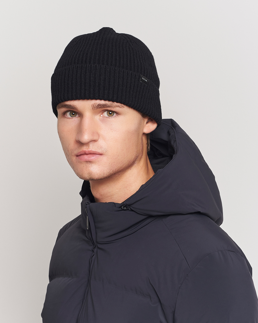 Herren | Paul Smith Cashmere Beanie Black | Paul Smith | Cashmere Beanie Black