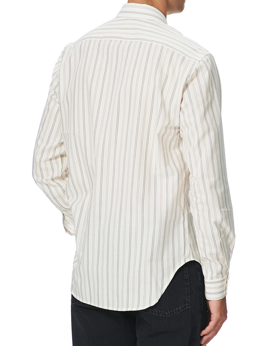 Herren | Hemden | Sunflower | Dan Striped Cotton Shirt Off White