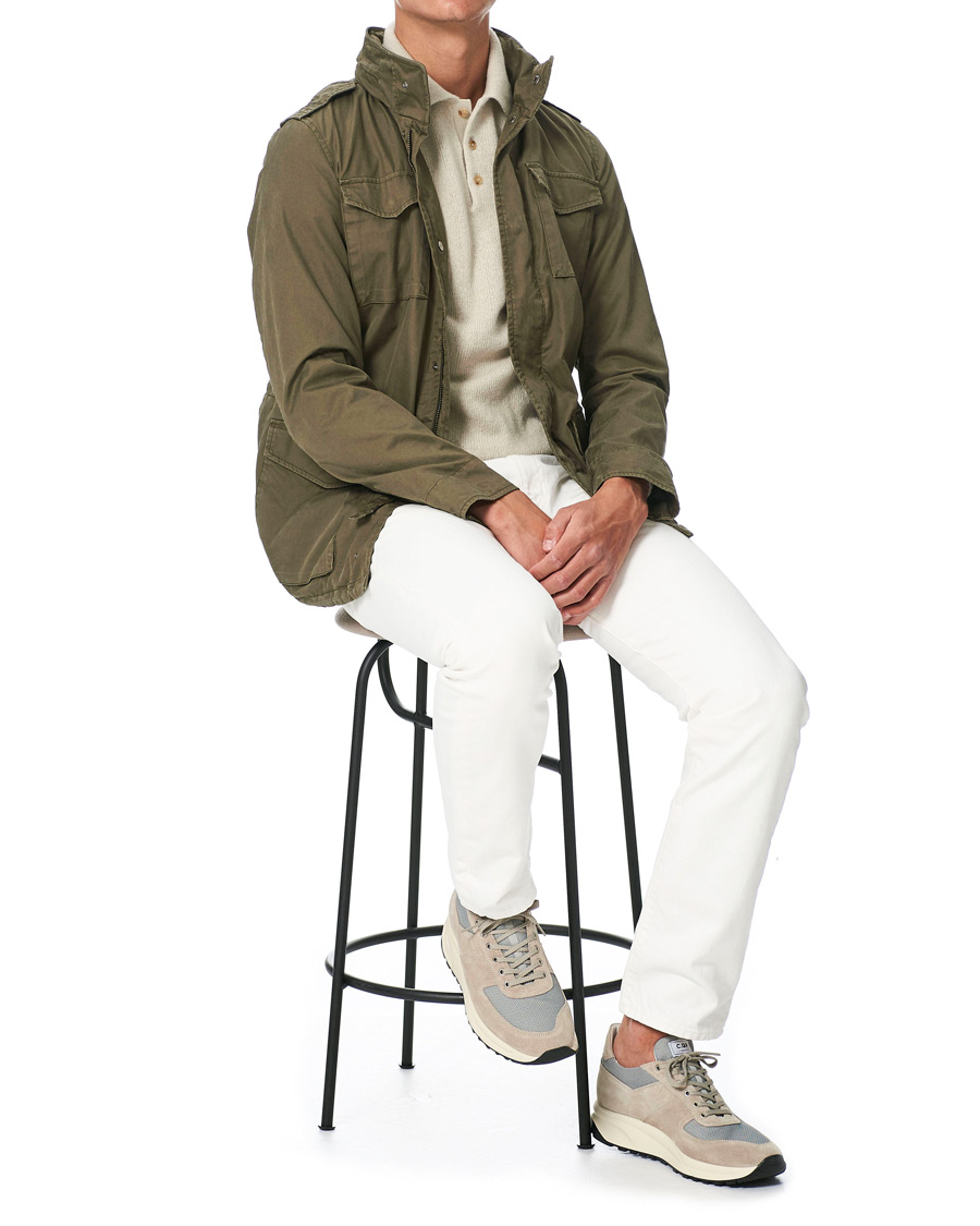 Herren | C.QP Stride Suede/Mesh Running Sneaker Stone Grey | CQP | C.QP Stride Suede/Mesh Running Sneaker Stone Grey