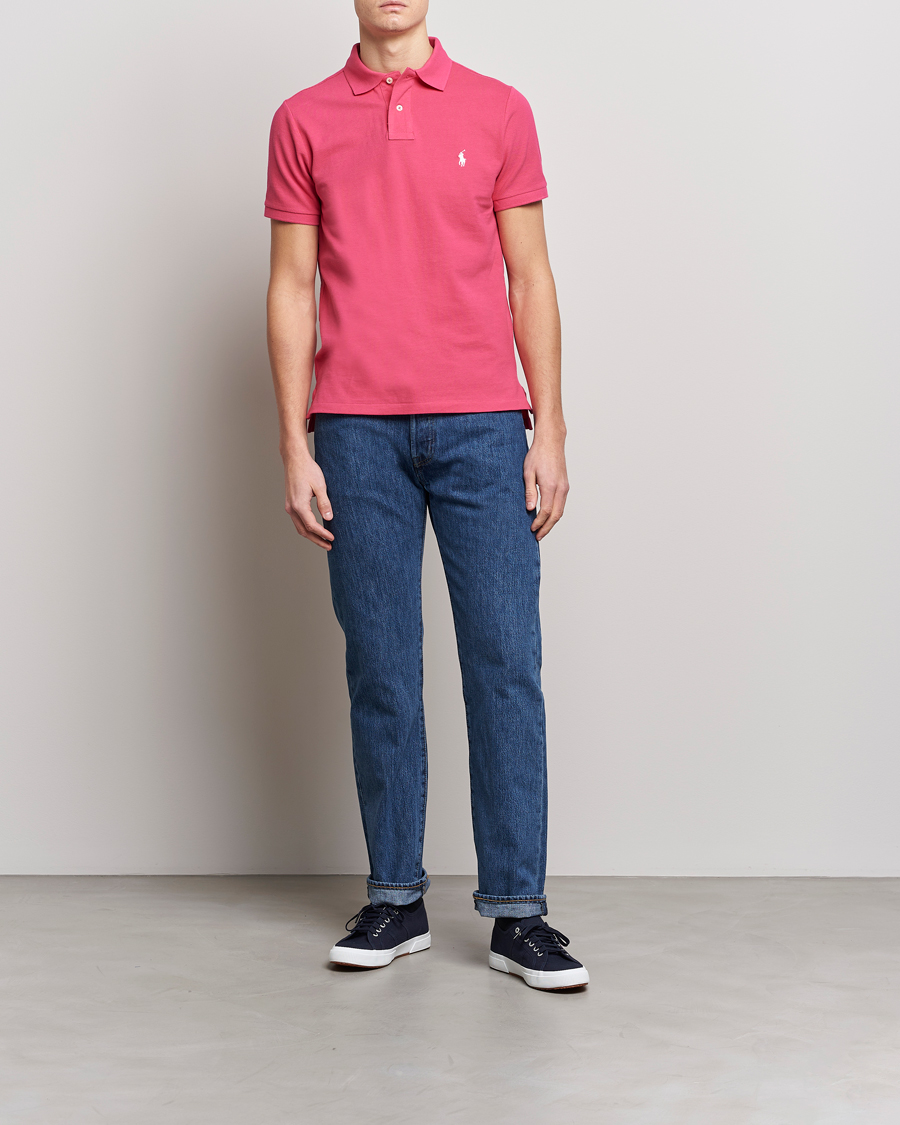 Herren | Poloshirts | Polo Ralph Lauren | Custom Slim Fit Polo Hot Pink
