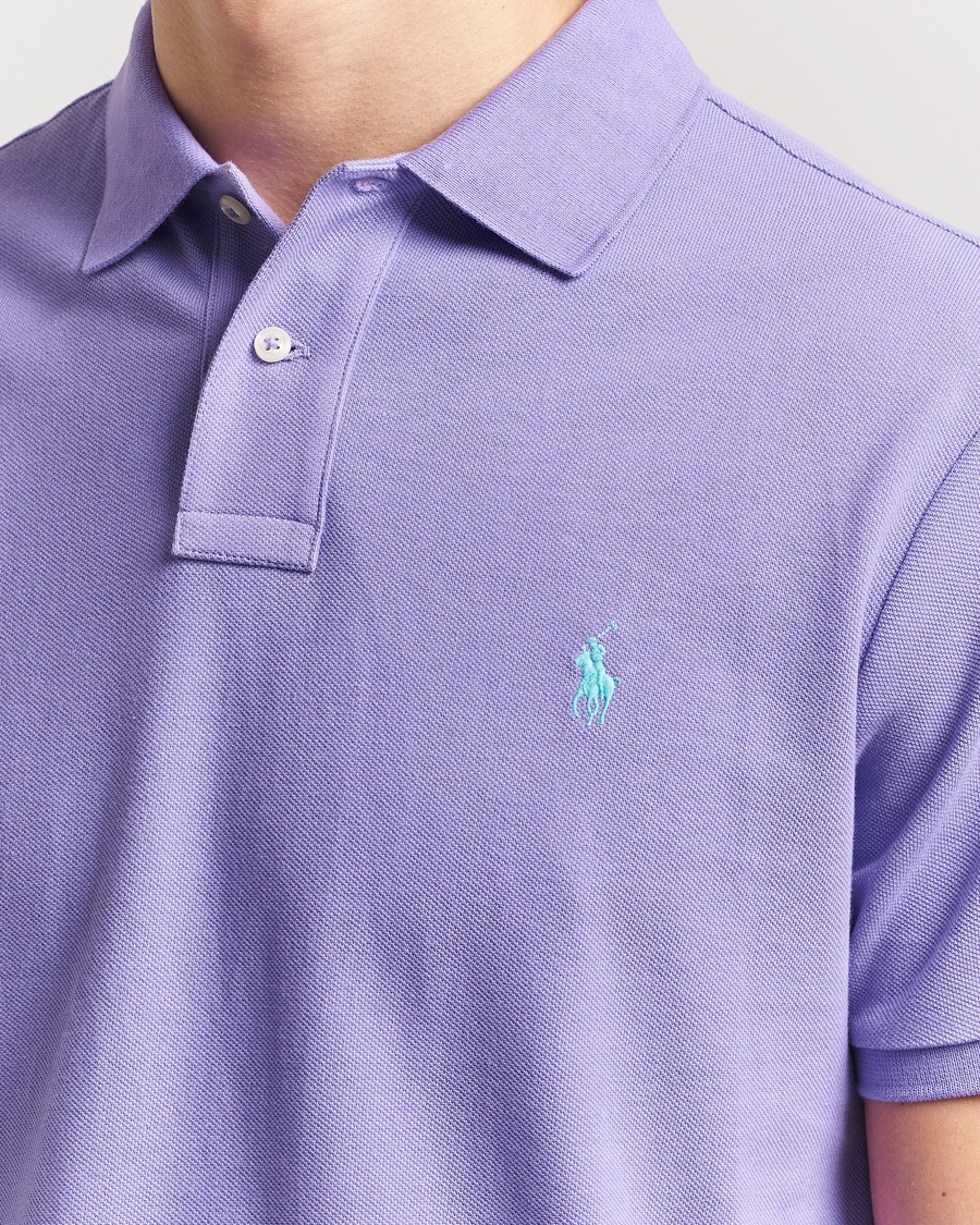 Herren | Poloshirts | Polo Ralph Lauren | Custom Slim Fit Polo Cactus Purple