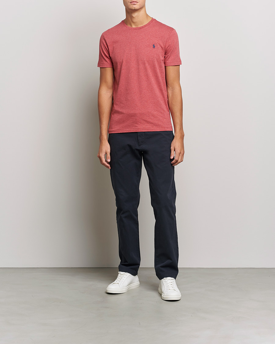 Herren | T-Shirts | Polo Ralph Lauren | Crew Neck Tee Venetian Red Heather