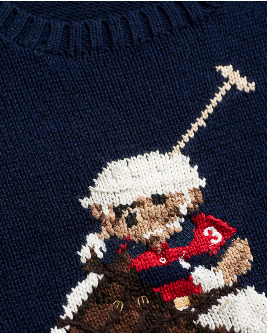 Herren | Pullover | Polo Ralph Lauren | Polo Player Bear Knitted Sweater Navy