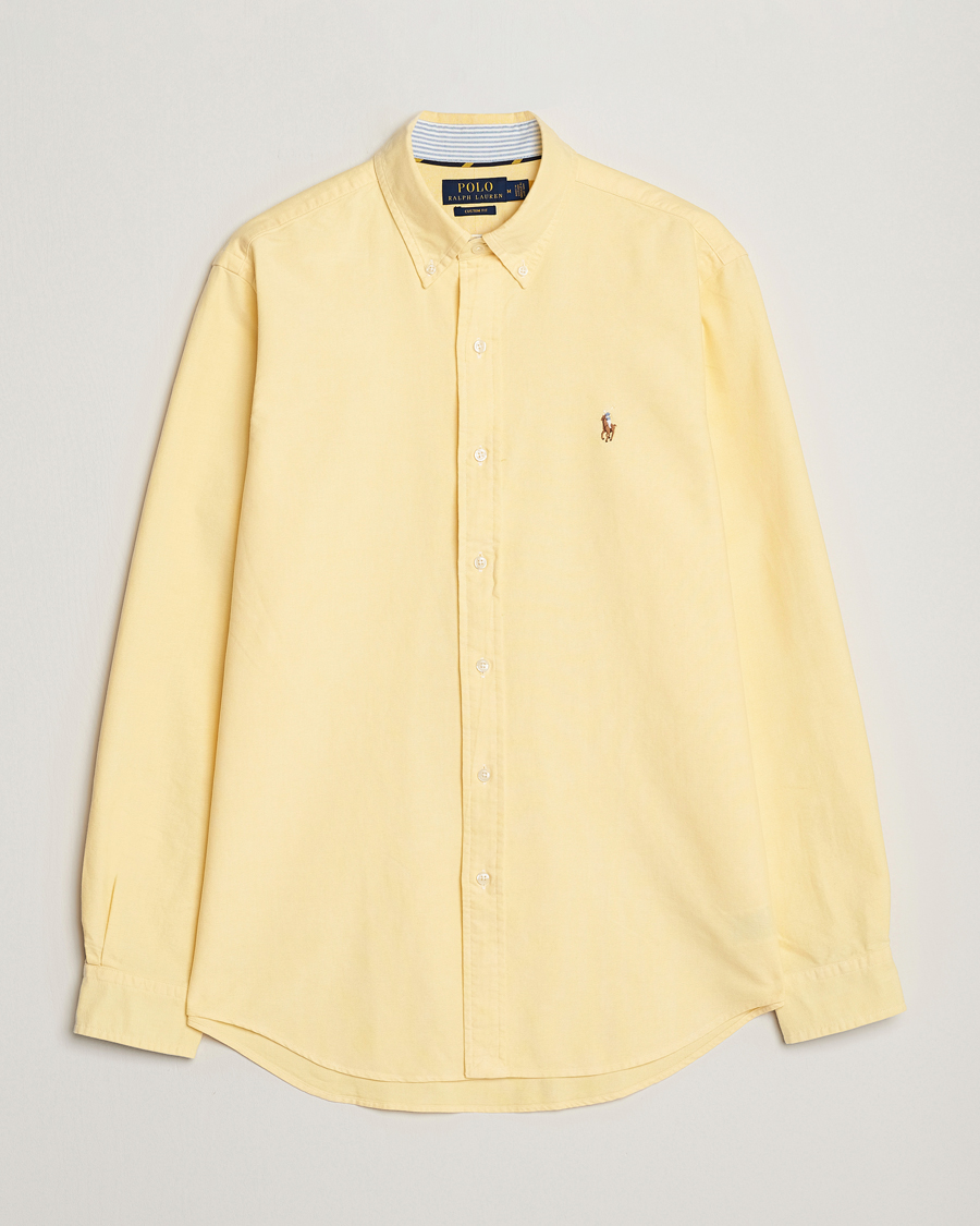 Herren | Hemden | Polo Ralph Lauren | Custom Fit Oxford Button Down Shirt Yellow
