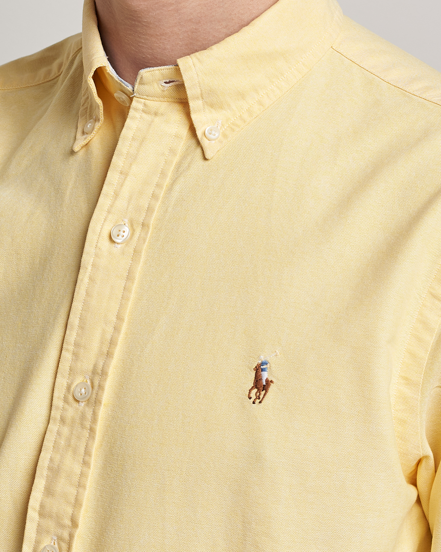 Herren | Hemden | Polo Ralph Lauren | Custom Fit Oxford Button Down Shirt Yellow