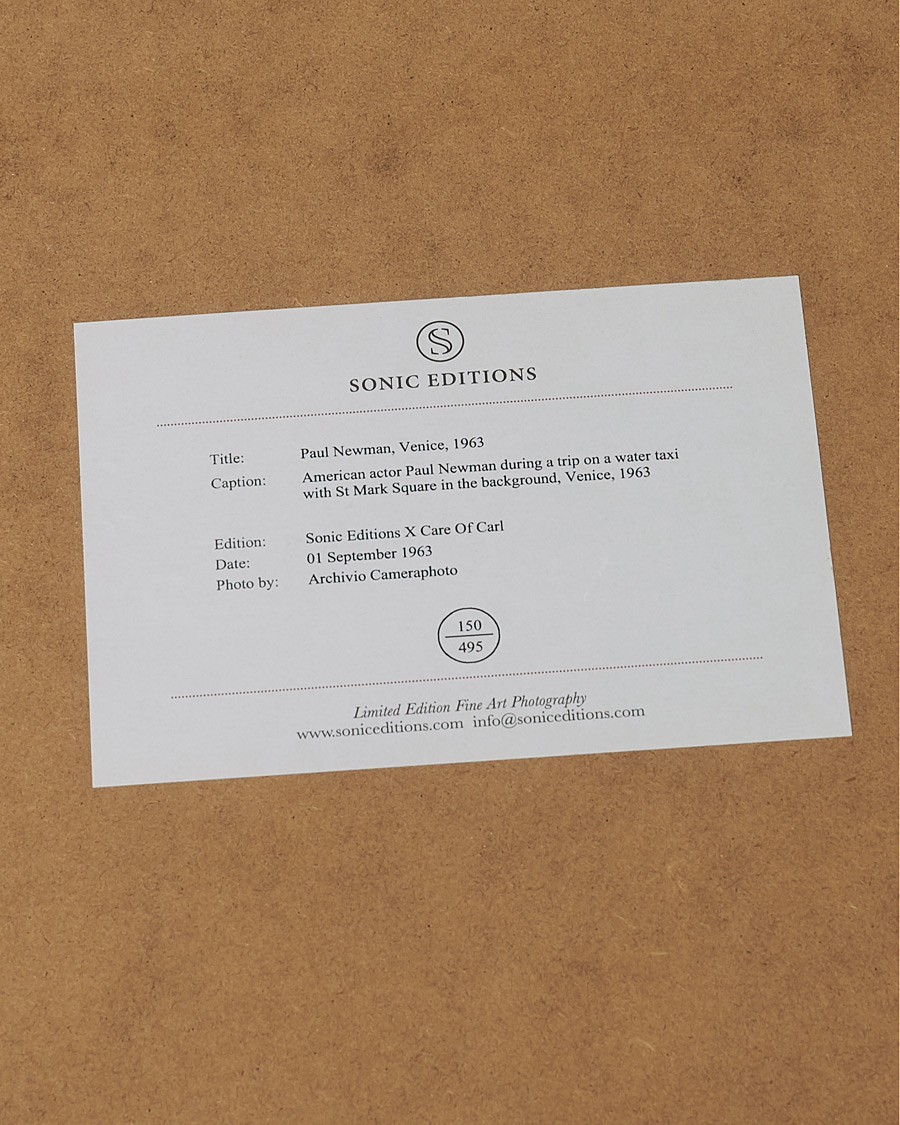 Herren | Sonic Editions Framed Paul Newman Venice 1963 | Sonic Editions | Framed Paul Newman Venice 1963