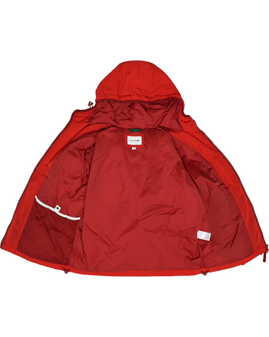 Herren | Jacken | Lacoste | Down Hooded Jacket Red