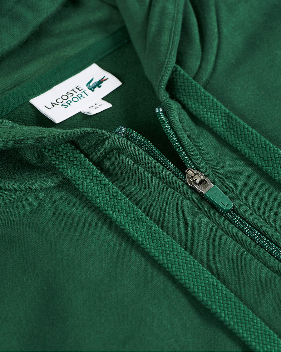 Herren | Pullover | Lacoste | Full Zip Hood Vert Green
