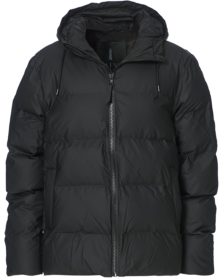 Herren | Jacken | RAINS | Waterproof Puffer Hooded Jacket Black