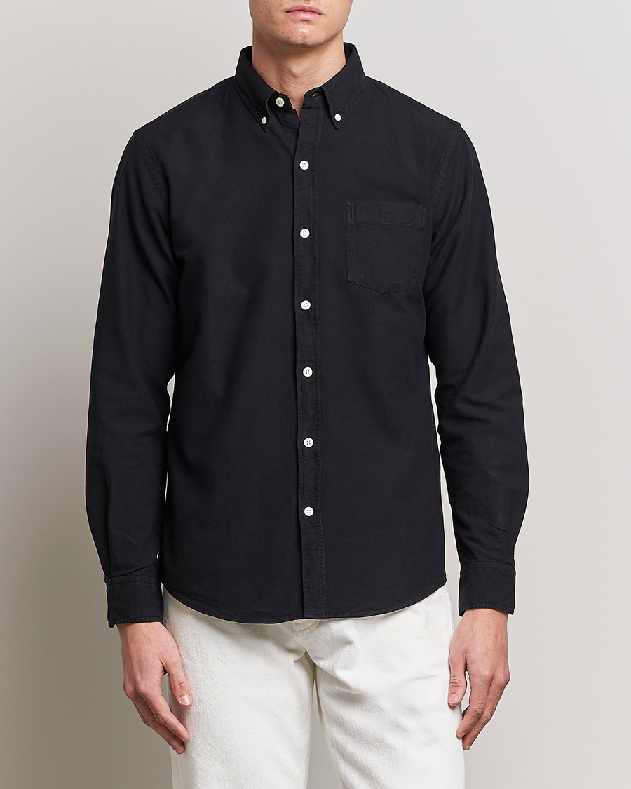 Herr | Colorful Standard | Colorful Standard | Classic Organic Oxford Button Down Shirt Deep Black