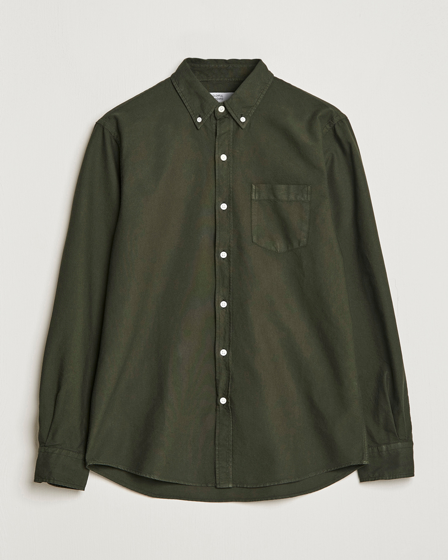 Herren | Hemden | Colorful Standard | Classic Organic Oxford Button Down Shirt Hunter Green