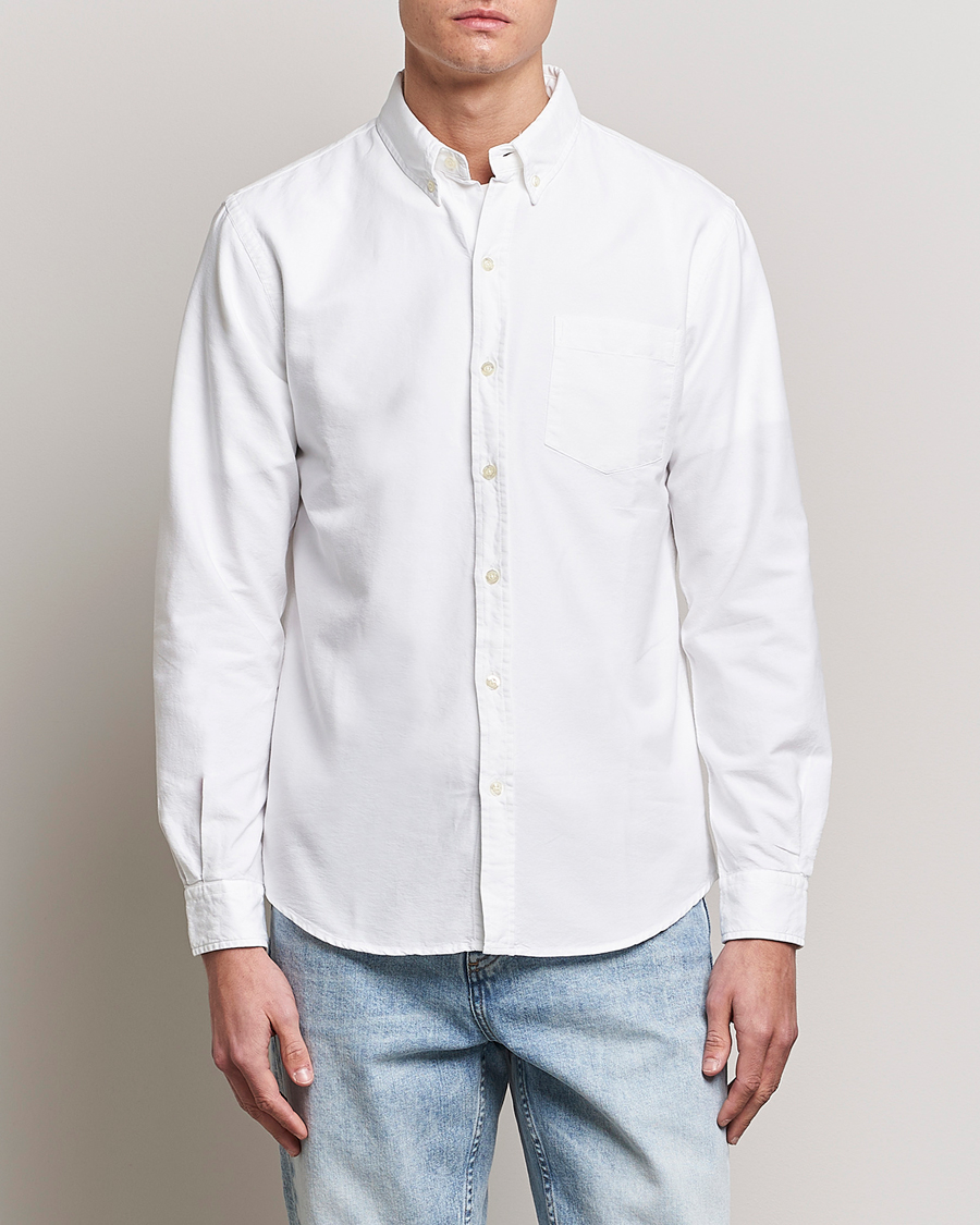 Herren | Freizeithemden | Colorful Standard | Classic Organic Oxford Button Down Shirt White