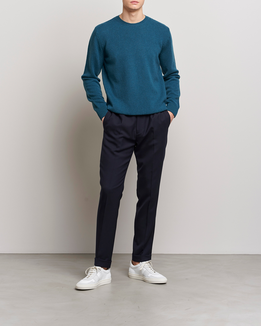 Herren | Pullover | Colorful Standard | Classic Merino Wool Crew Neck Ocean Green