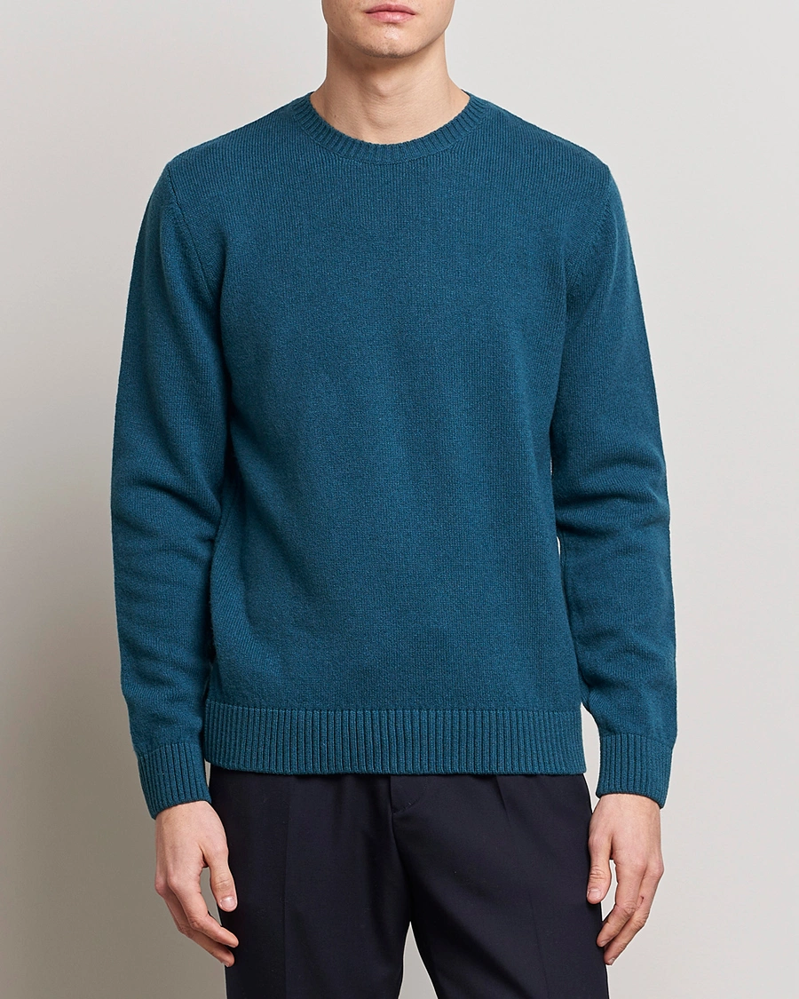 Herren | Kategorie | Colorful Standard | Classic Merino Wool Crew Neck Ocean Green