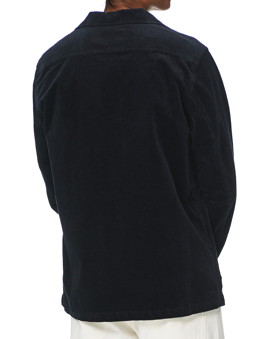 Herren | Jacken | Oscar Jacobson | Hampus Corduroy Shirt Jacket Navy