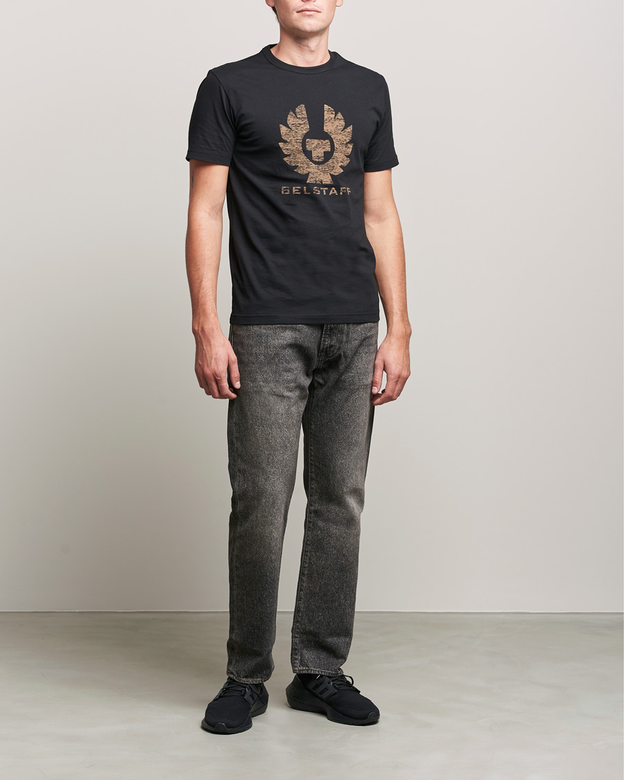 Herren | T-Shirts | Belstaff | Coteland Logo Crew Neck Tee Black