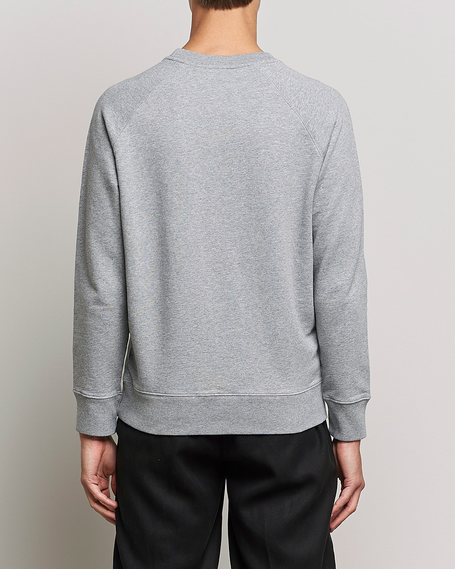 Herren | Pullover | Maison Kitsuné | Fox Head Sweatshirt Grey Melange