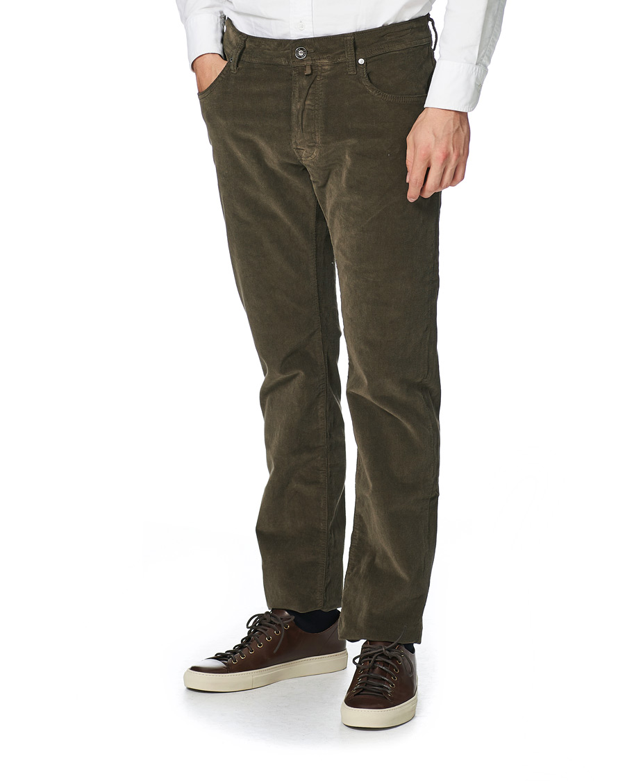 Herren | Hosen | Jacob Cohën | 688 Bard 5-Pocket Corduroy Trousers Brown