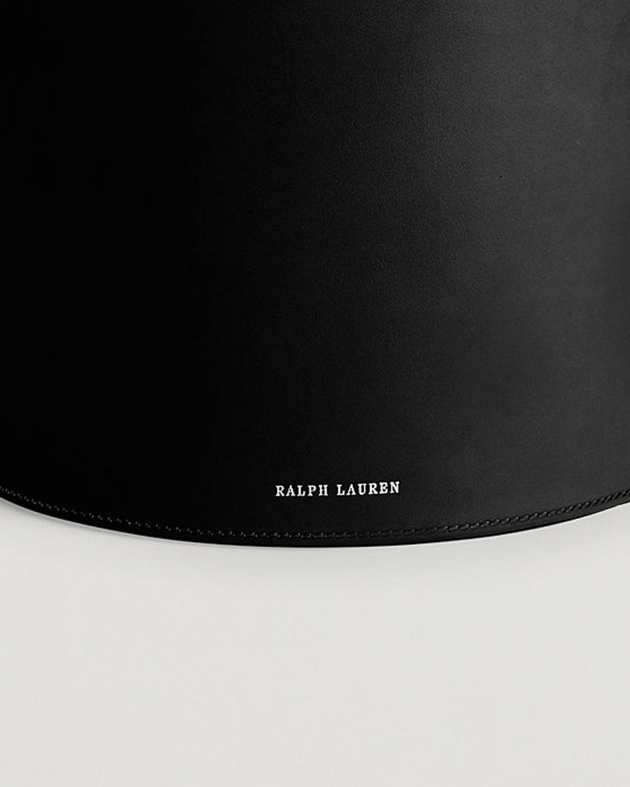 Herren |  | Ralph Lauren Home | Brennan Leather Waste Bin Black