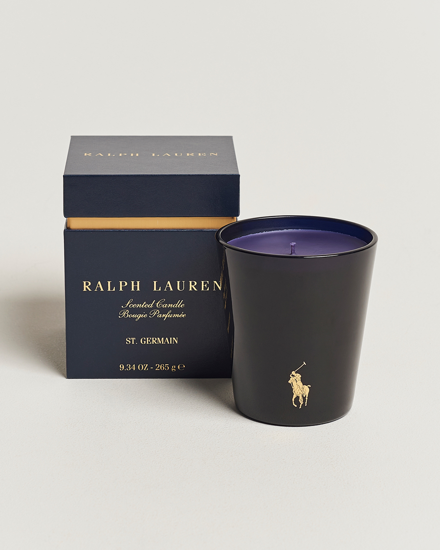 Herren | Ralph Lauren Home St Germain Single Wick Candle Navy/Gold | Ralph Lauren Home | St Germain Single Wick Candle Navy/Gold