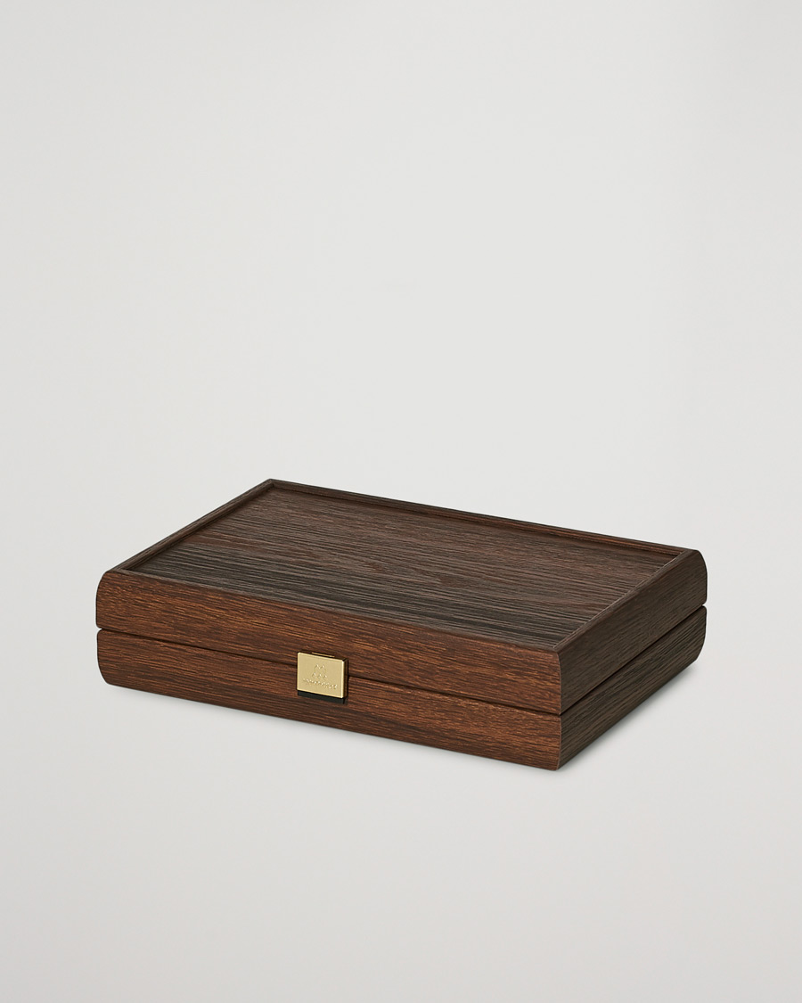 Herren | Special gifts | Manopoulos | Wooden Card Case Dark Brown