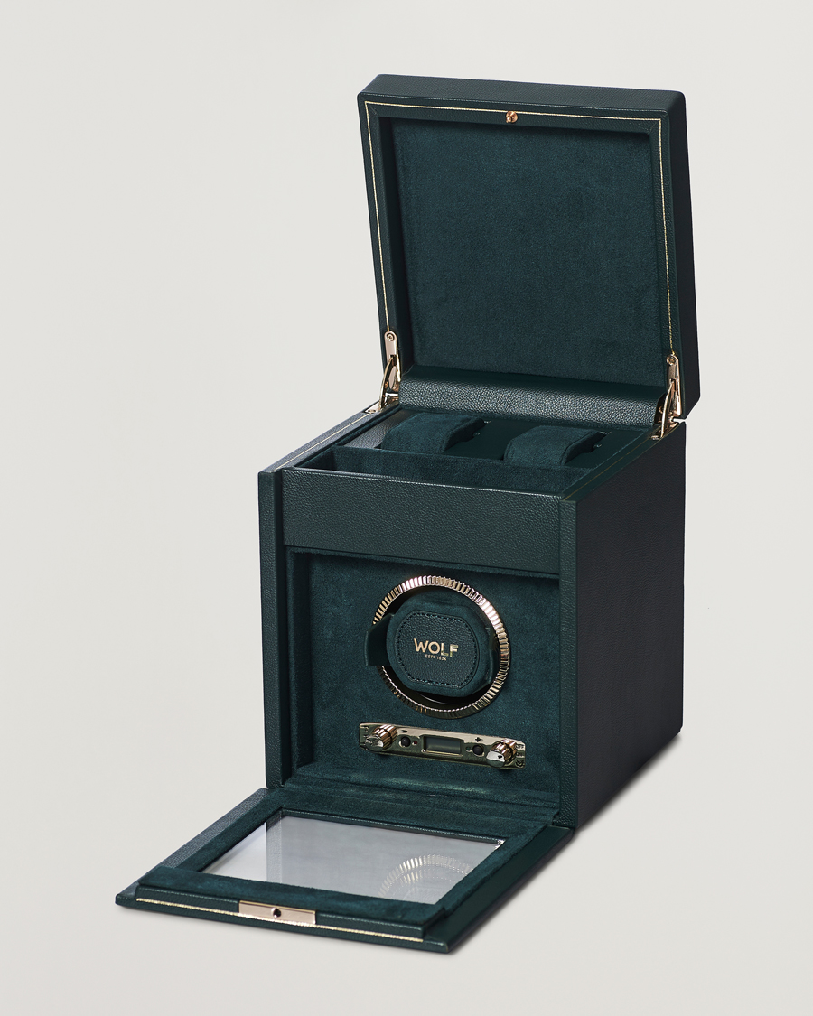 Herren | WOLF British Racing Green Single Watch Winder | WOLF | British Racing Green Single Watch Winder