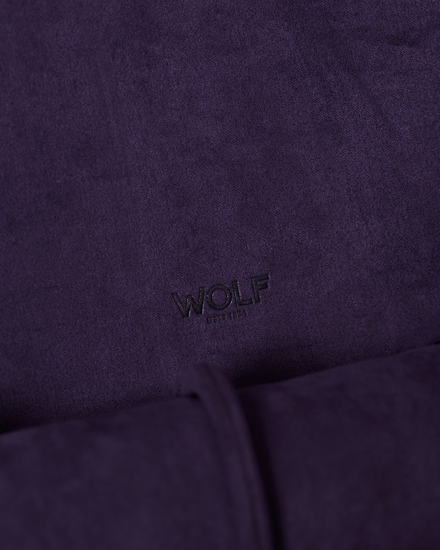 Herren | Uhren- und Schmuckkasten | WOLF | Blake Triple Watch Roll Black/Purple